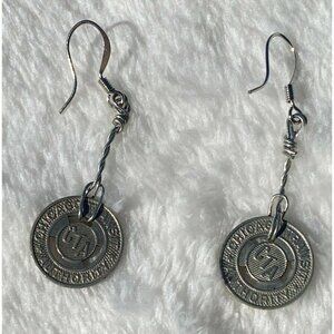 New York City Transit Authority Subway Token Earrings